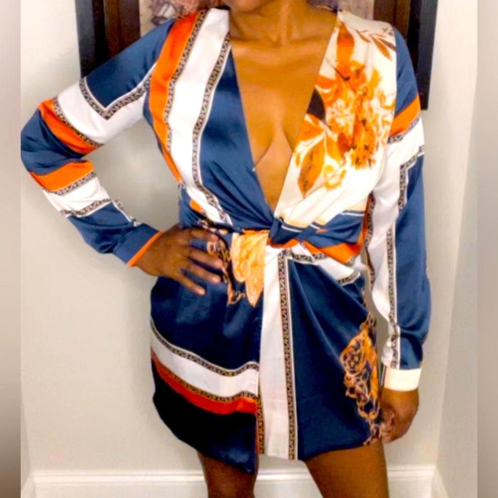 Cute satin dress